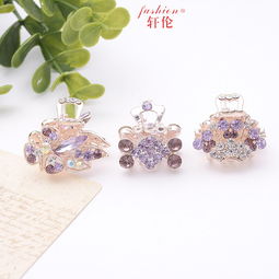 厂家直销韩版发饰 镶钻小爪夹引领时尚潮流